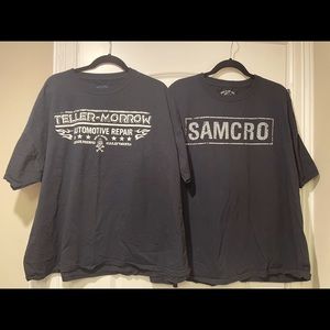 Set of 2 Sons of Anarchy Tees - 3XL